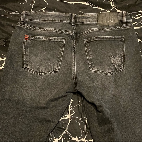 LAST CHANCE ★  Y2K Urban Outfitters BDG Low rise slim boot cut black jeans - Picture 6 of 7